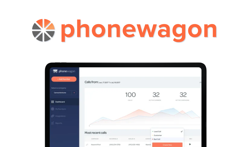 Phonewagon-call tracking software